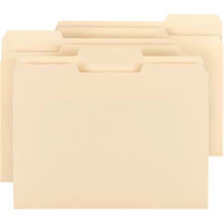 Made-To-Stick 1 by 3 Cut Tab Manila File Folders, Manila MA2656109